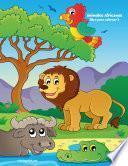 libro Animales Africanos Libro Para Colorear 5